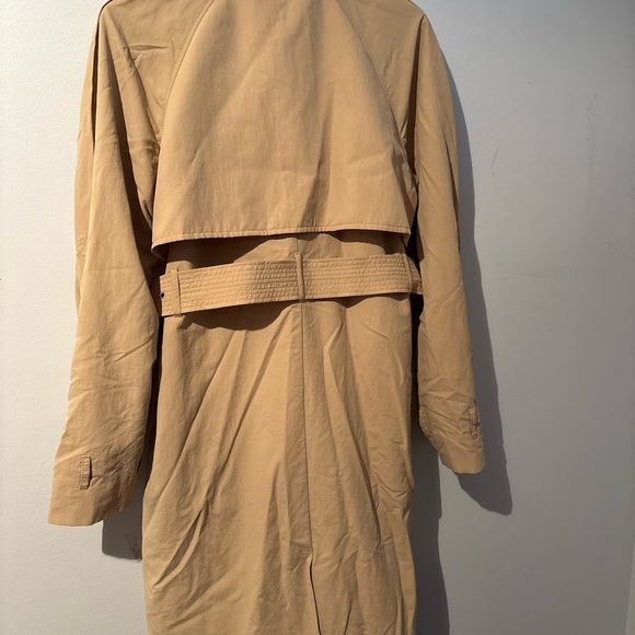 Baldwin Double-Breasted Tan Trench Coat - Picture 3 of 4